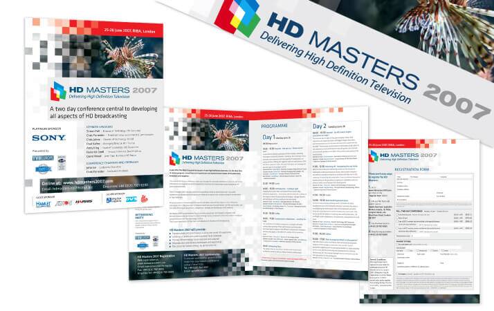 Branding and Event design for HD Masters Conference