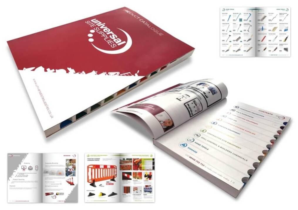 Catalogue Design for Essex Construction Site Supplies Company